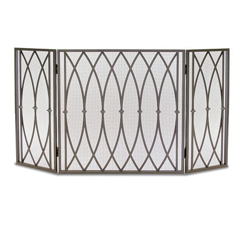 Addison 3-Panel Screen, Burnished Bronze
