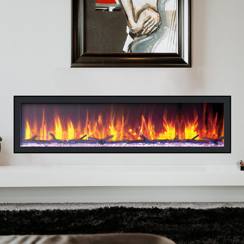 Dynasty 64-in Cascade Linear Electric Fireplace
