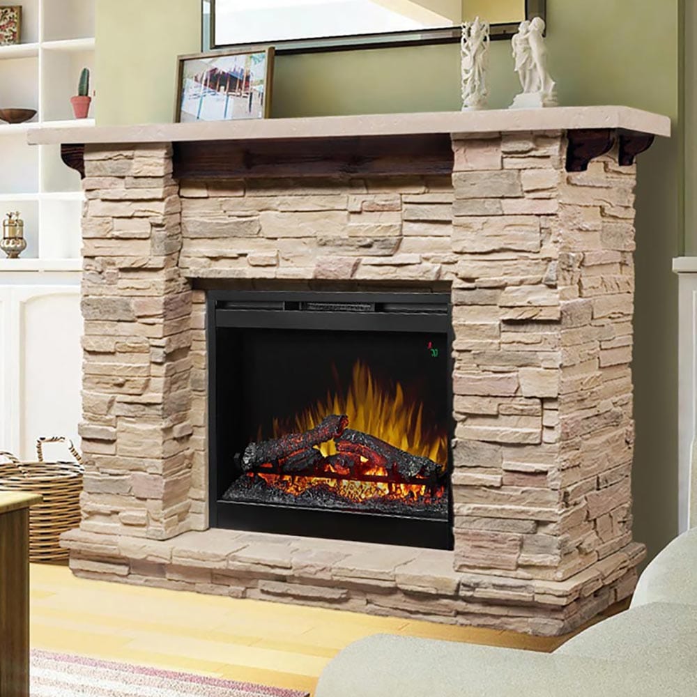 Featherston Electric Fireplace Mantel Package