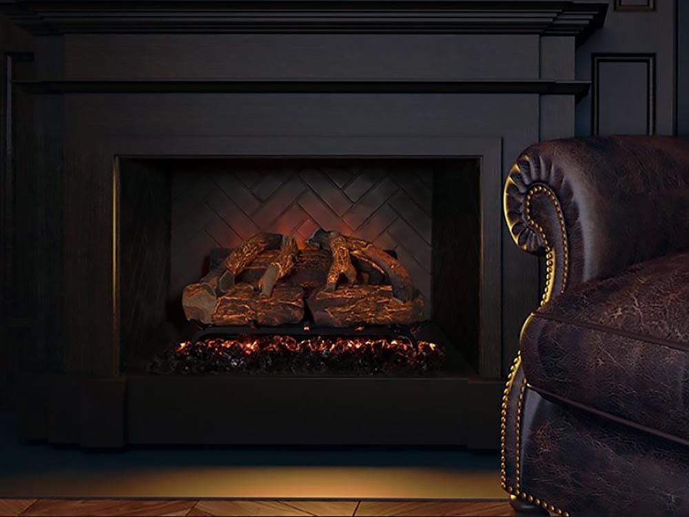 Modern Flames 26-in Sunset Charred Oak Electric Log Set