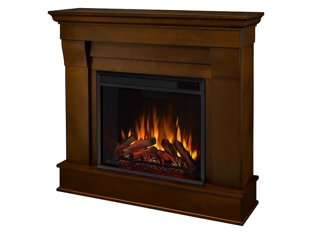 Chateau Electric Fireplace Mantel Package in Espresso - 5910E-E
