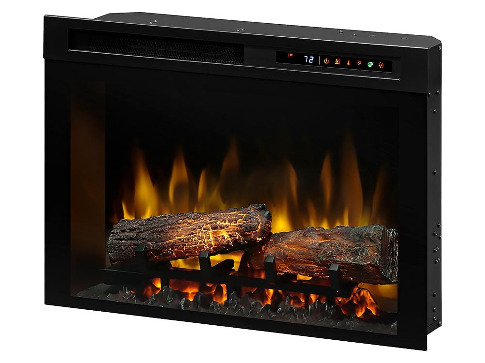 Dimplex 26-in Multi-Fire XHD Pro Plug-In Electric Fireplace with Logs