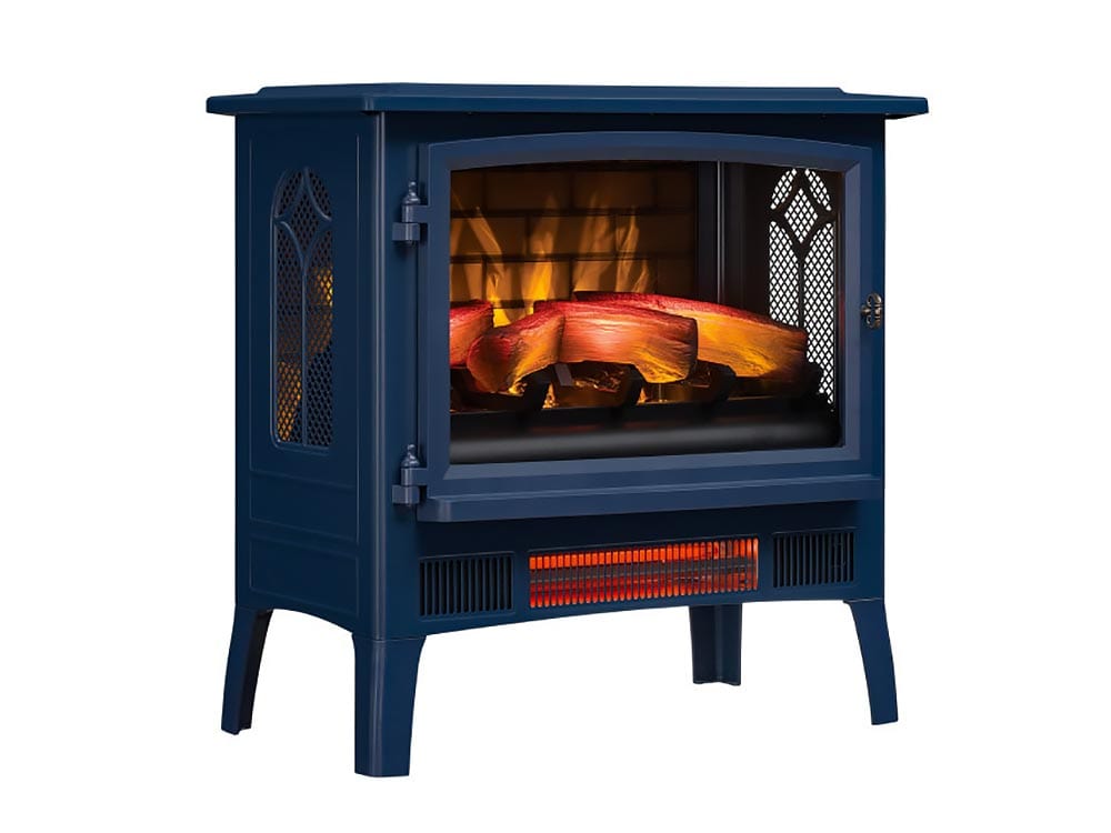 Duraflame Navy 3D InfraGen Electric Fireplace Stove with Remote Control