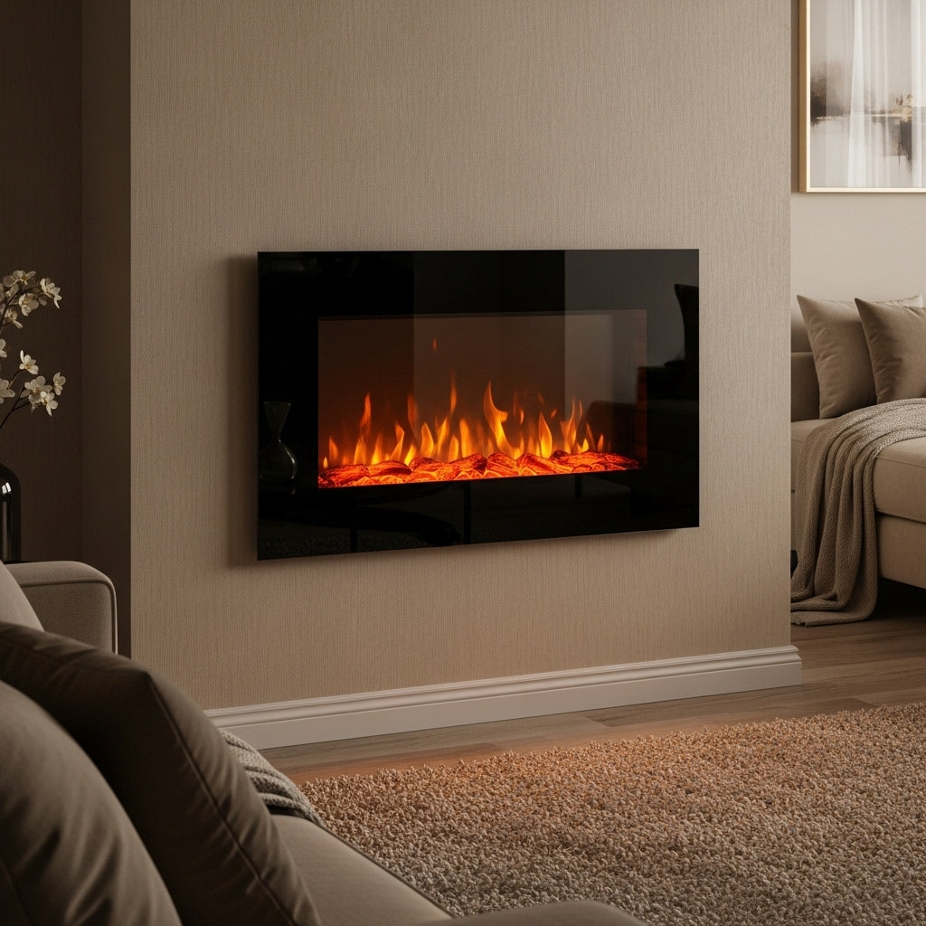 Shop By Style  Wall Mount Electric Fireplace