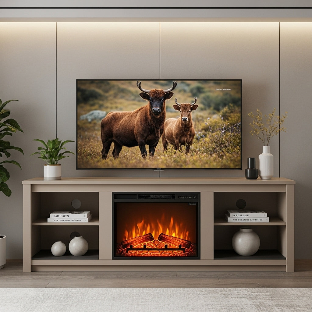 Shop By Style  Fireplace Tv Stands