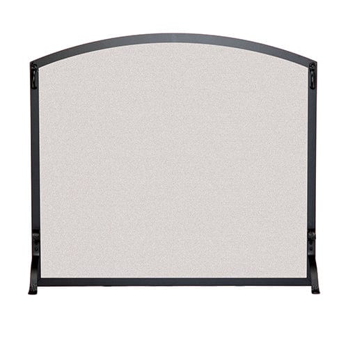 Arched Single Panel Screen, Matte Black