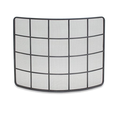 Woodland Bowed Screen, Natural Iron