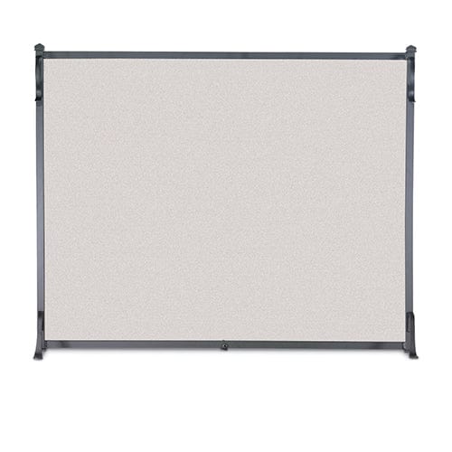 Contemporary Flat Single Panel Screen, Black