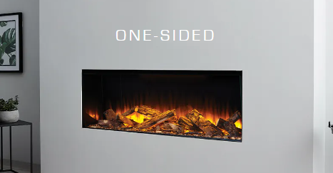 British Fires 48" New Forest Black Edition Electric Fireplace