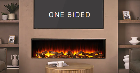 British Fires 63" New Forest Black Edition Electric Fireplace