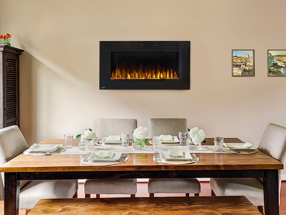 Continental 42-In Wall Mount Electric Fireplace