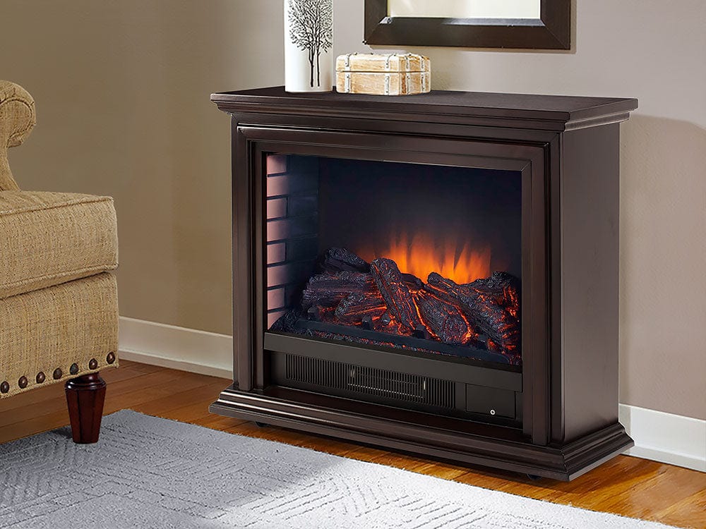 Sheridan Infrared Electric Fireplace Heater in Espresso
