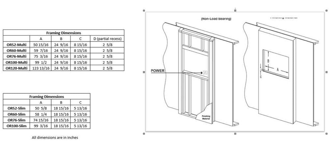 Modern Flames 100" Orion Multi HelioVision Linear Electric