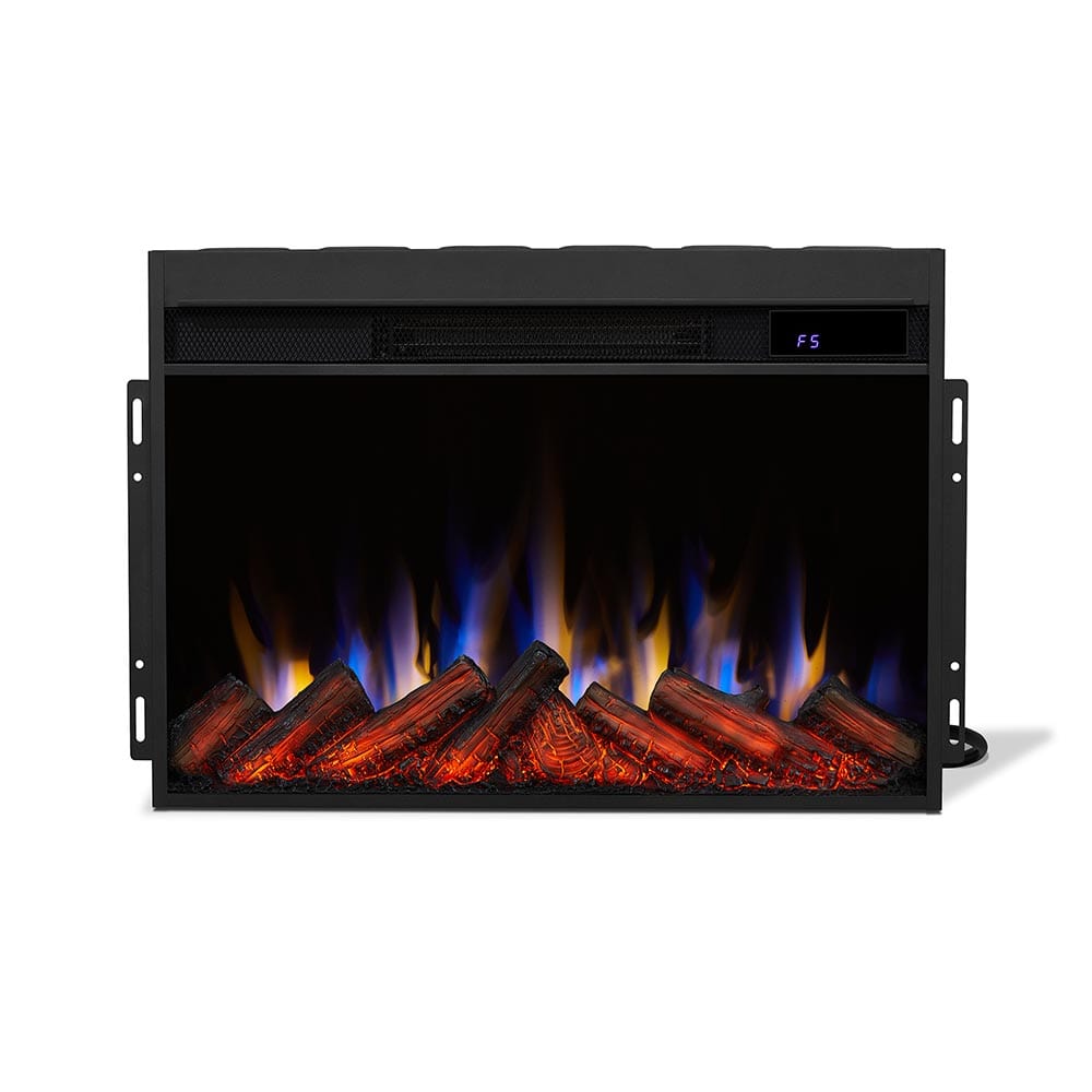 Crawford Electric Fireplace Mantel Package in Gray