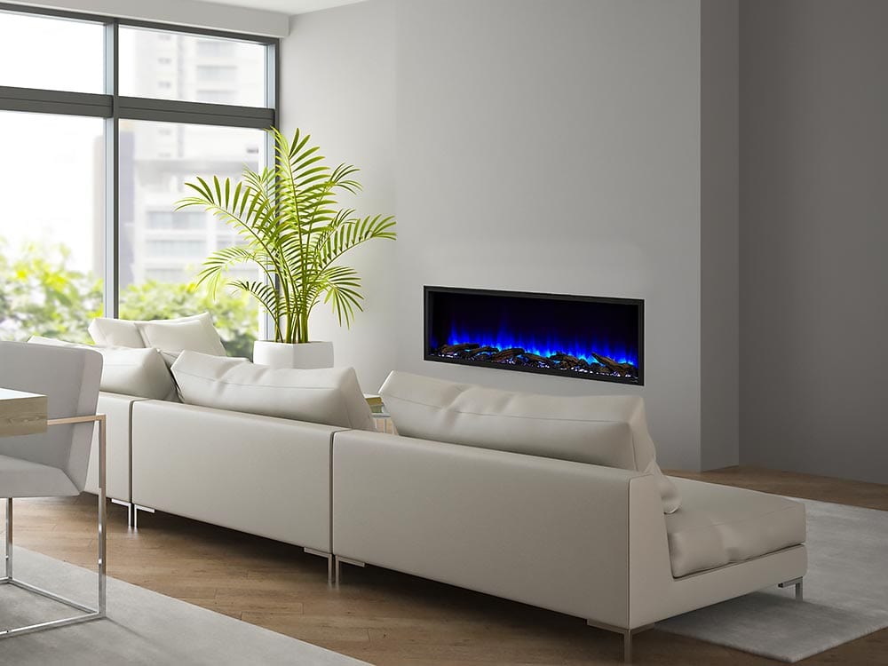 SimpliFire 55-in Scion Linear Built-In Electric Fireplace