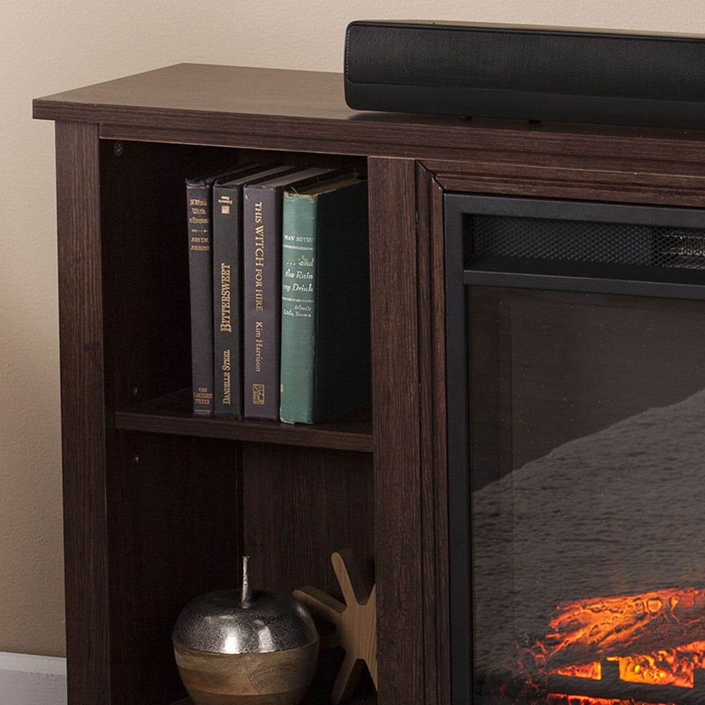Parkdale Electric Fireplace Media Console in Espresso