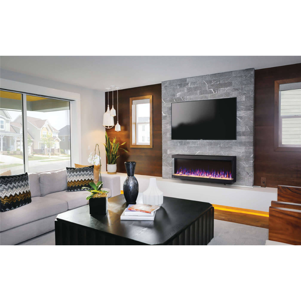 Trivista Pictura 50 Three-Sided Wall Hanging Electric Fireplace