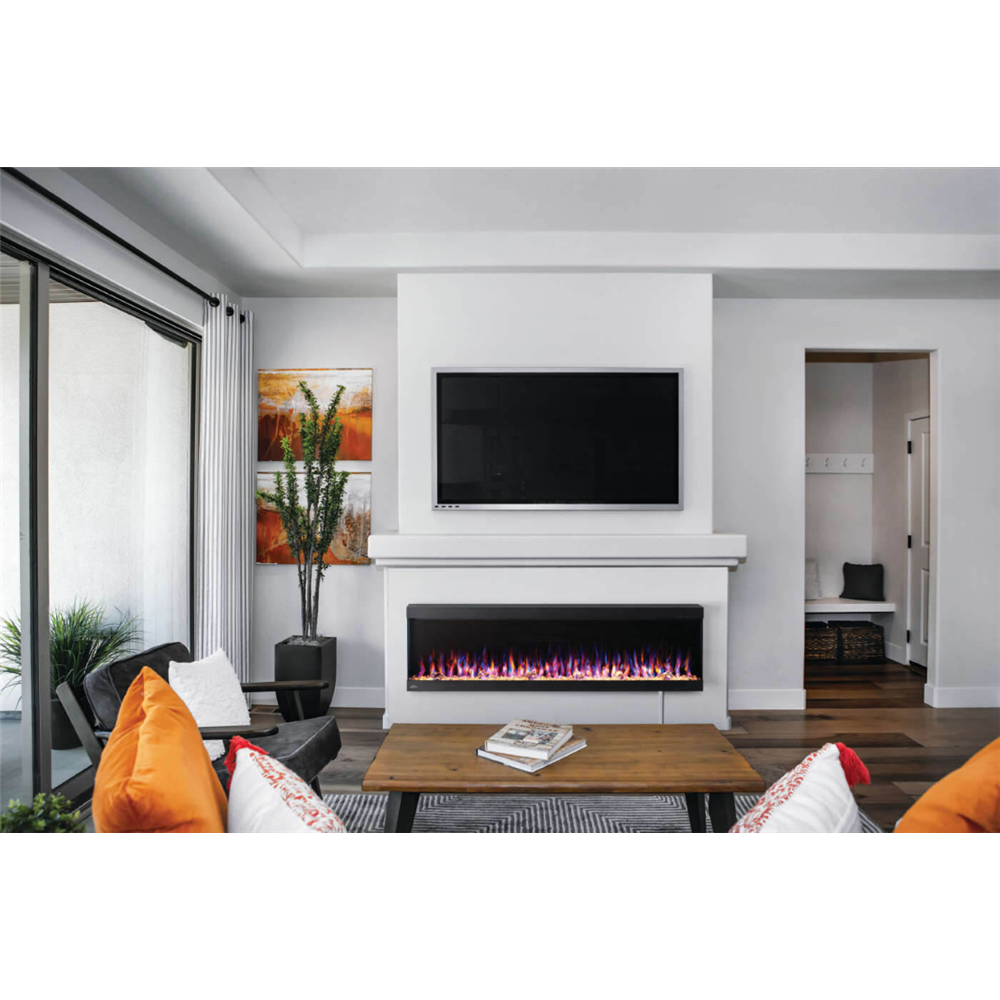 Trivista Pictura 60 Three-Sided Wall Hanging Electric Fireplace